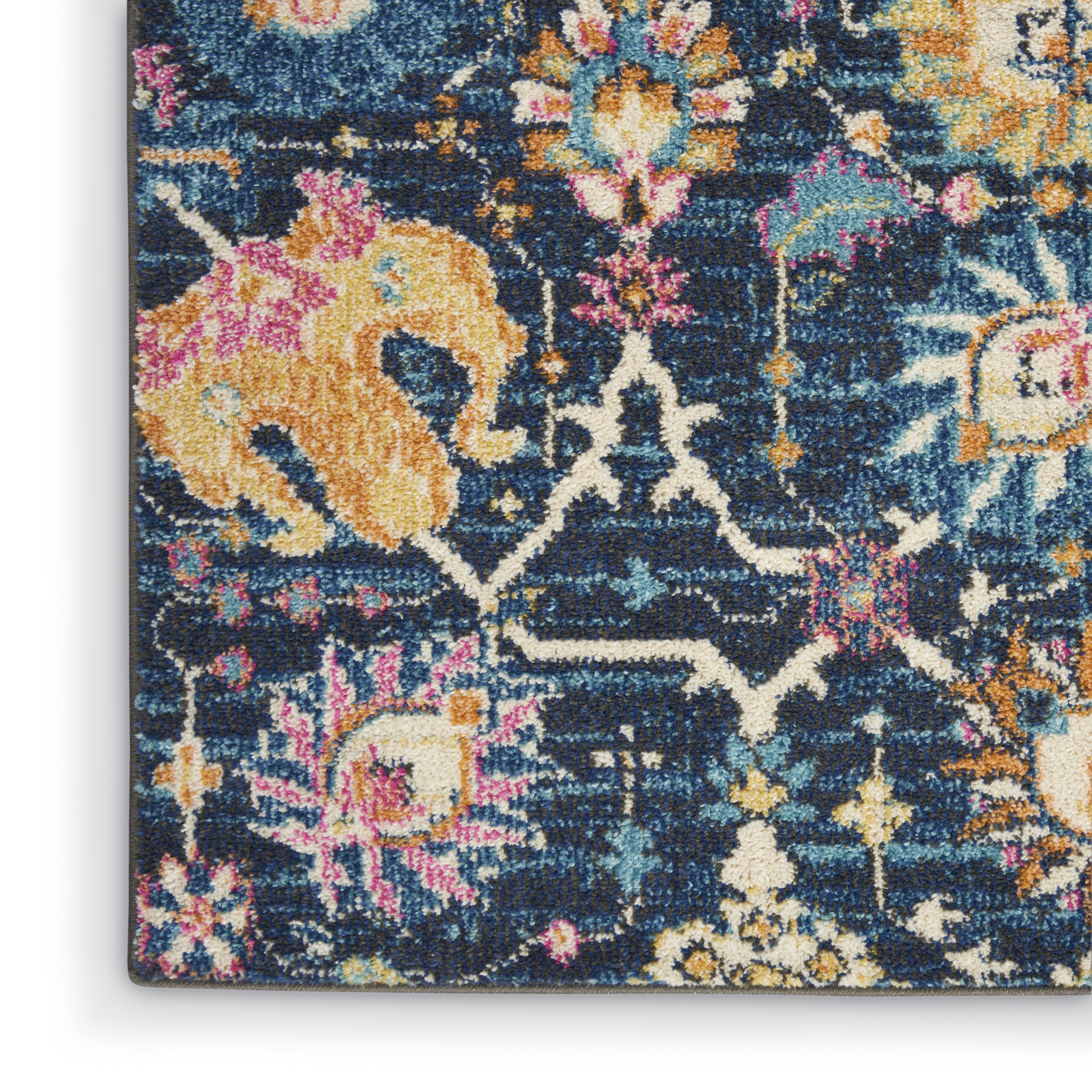Nourison Passion 1'10" x 2'10" Navy Bohemian Indoor Rug