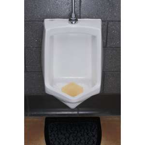 Hillyard, Wave 3D Urinal Screen, Summer Sunshine