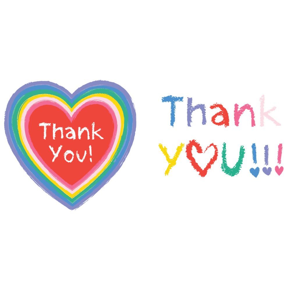 Image Cake World of Hearts Thank You