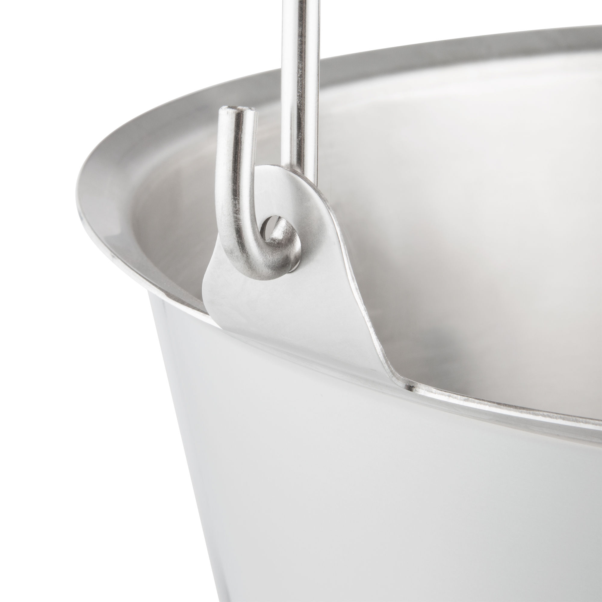 23-quart stainless steel tapered dairy pail - Vollrath Foodservice