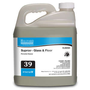 Hillyard, Arsenal® Suprox® Glass & Floor Cleaner, Arsenal® One Dispenser 2.5 Liter Bottle