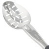14-inch heavy-duty stainless steel slotted basting spoon with black Ergo Grip™ handle