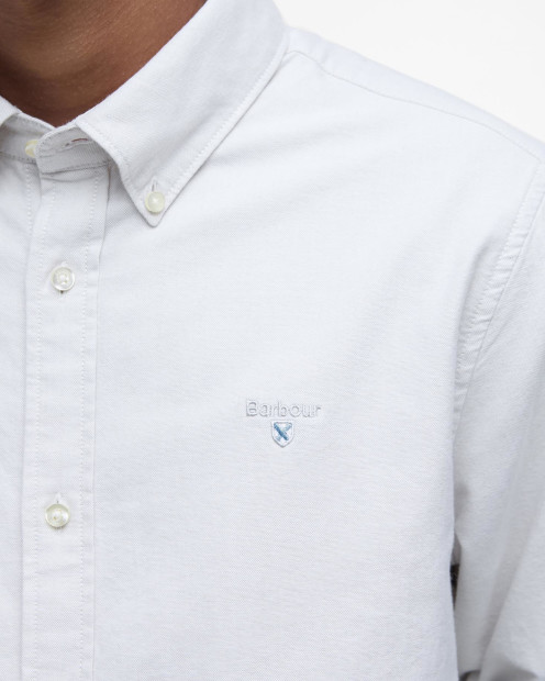 Oxford Tailored Long-Sleeved Shirt Oatmeal