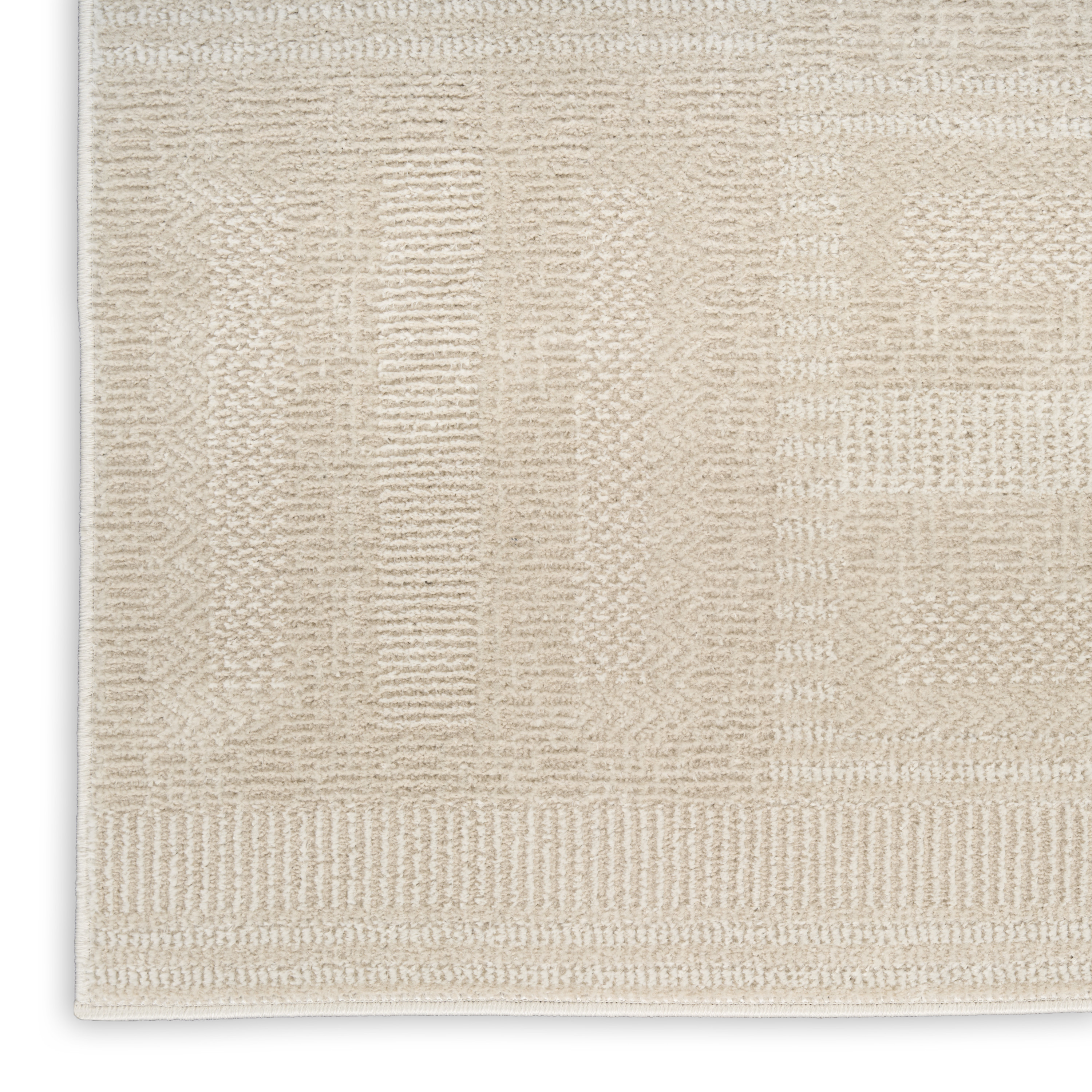 Nourison Nordic 4' x 6' Taupe Modern Indoor Rug