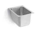 10-inch single-bowl heavy-weight stainless steel undermount welded-in sink