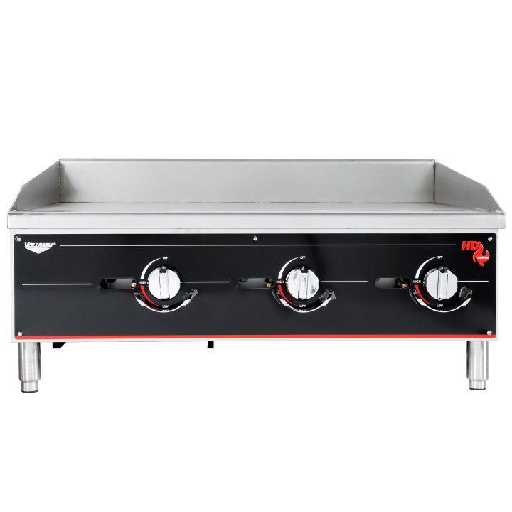 36-inch Cayenne® heavy-duty flattop gas griddle with manual controls
