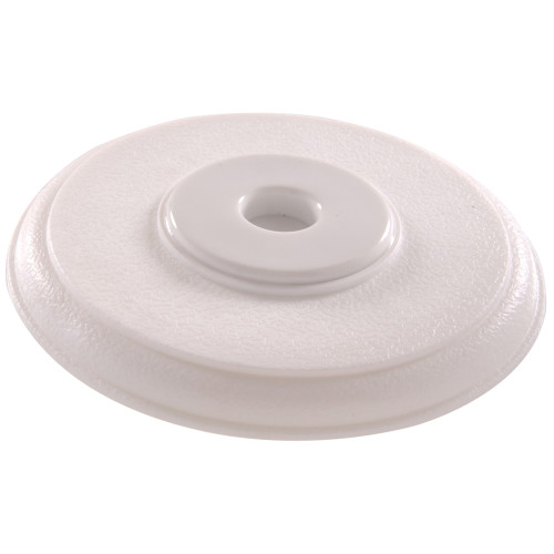 Hardware Essentials Cover Up Wall Mount Door Stop White 5-3/8