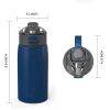 Genesis 18 ounce Vacuum Insulated Stainless Steel Tumbler, Indigo slideshow image 12 Genesis 18 ounce Vacuum Insulated Stainless Steel Tumbler, Indigo slideshow image 12