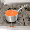1 ½-quart Wear-Ever® tapered aluminum saucepan in natural finish with plated TriVent™ handle