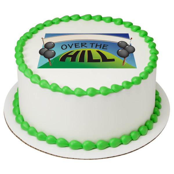 Over The Hill Banner PhotoCake® Edible Image®