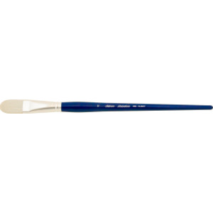 Bristlon Brush, Filbert, Long Handle, Size 12