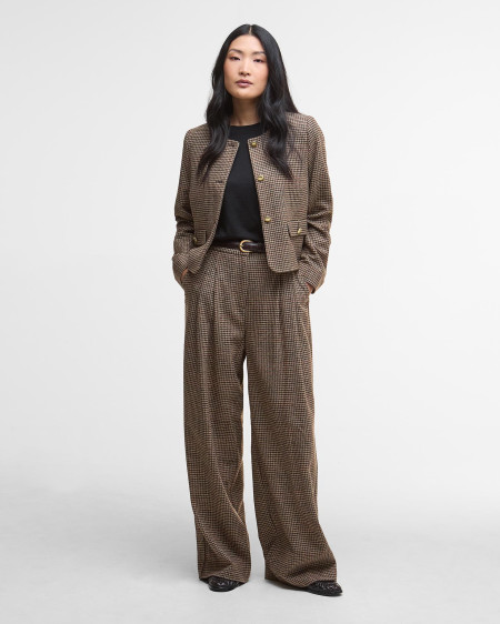 Pantaloni in lana Sophia dalla vestibilità leggermente aderente