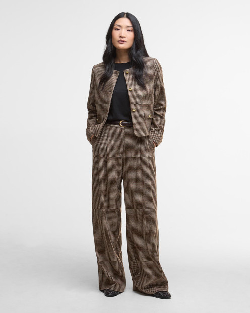 Pantaloni in lana Sophia dalla vestibilità leggermente aderente 