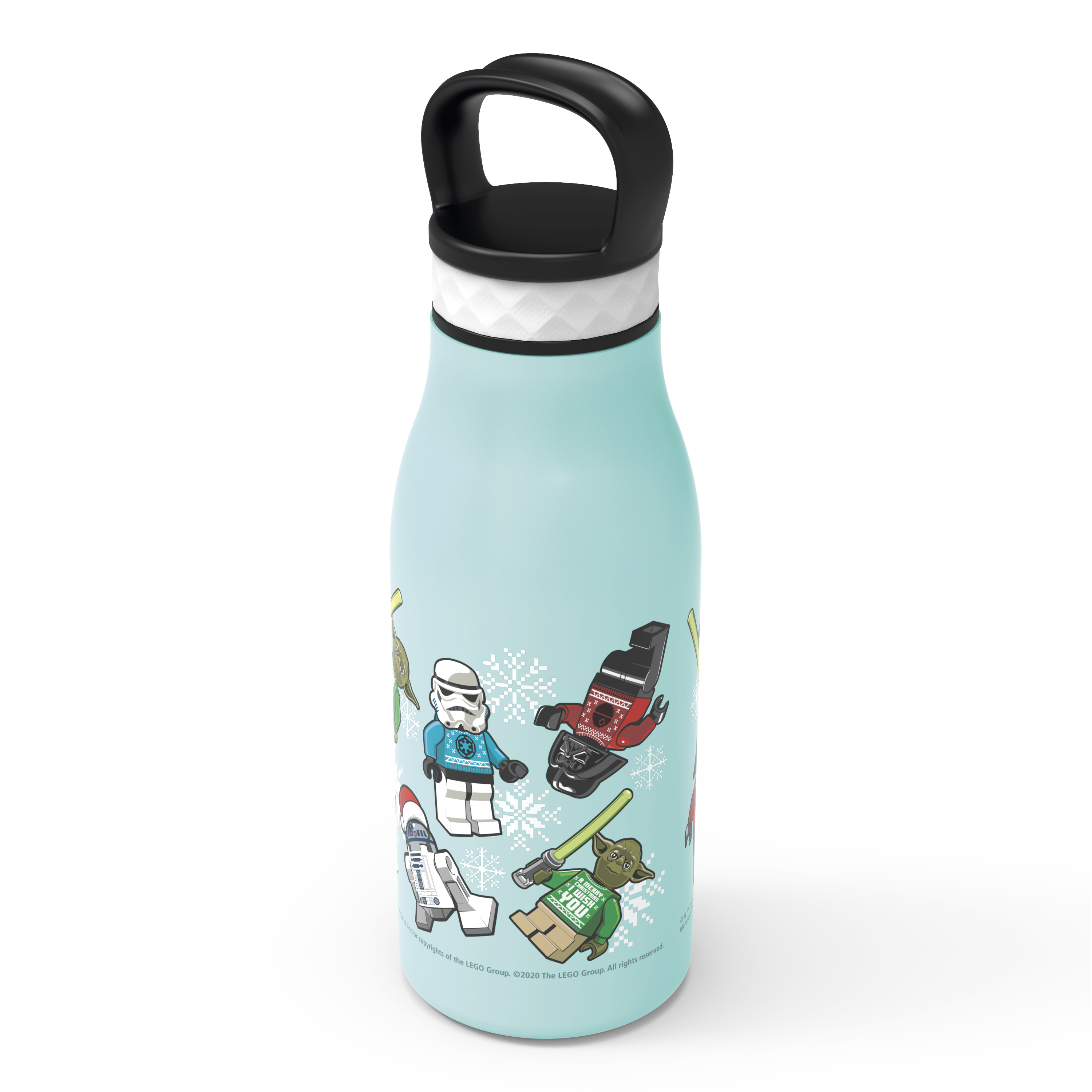 Lego Star Wars 12 ounce Stainless Steel Vacuum Insulated Water Bottle, Darth Vader, Stormtroopers and Yoda slideshow image 2 Lego Star Wars 12 ounce Stainless Steel Vacuum Insulated Water Bottle, Darth Vader, Stormtroopers and Yoda slideshow image 2