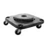 Rubbermaid Commercial, BRUTE, Square, Black, Receptacle Dolly
