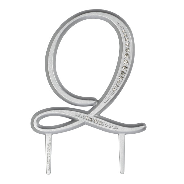 4.5" Q Diamond Letter Monogram