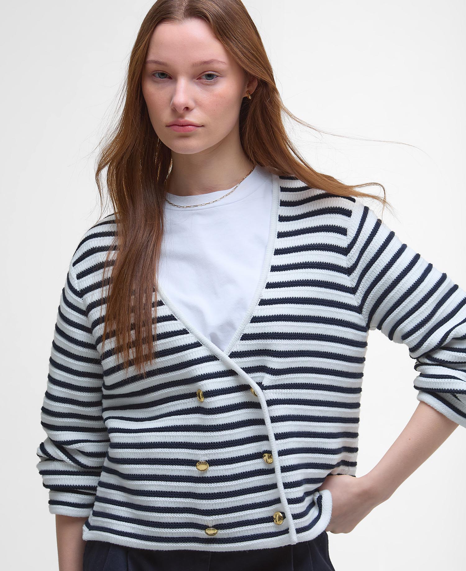 Abby Striped Cardigan image number 3