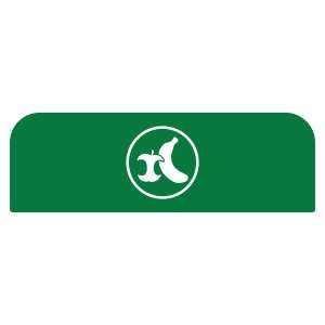 Rubbermaid Commercial, Configure™, Compost, 23gal, Green, Receptacle Label Kit