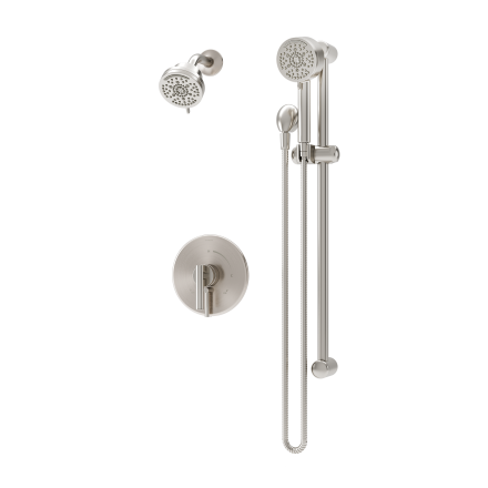 Dia Shower and Hand Shower Trim Kit with VersaFlex Integral Diverter for Test Cap Valve