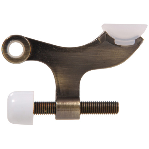 Hardware Essentials Hinge Pin Door Stops Solid and Hollow Doors Antique Brass
