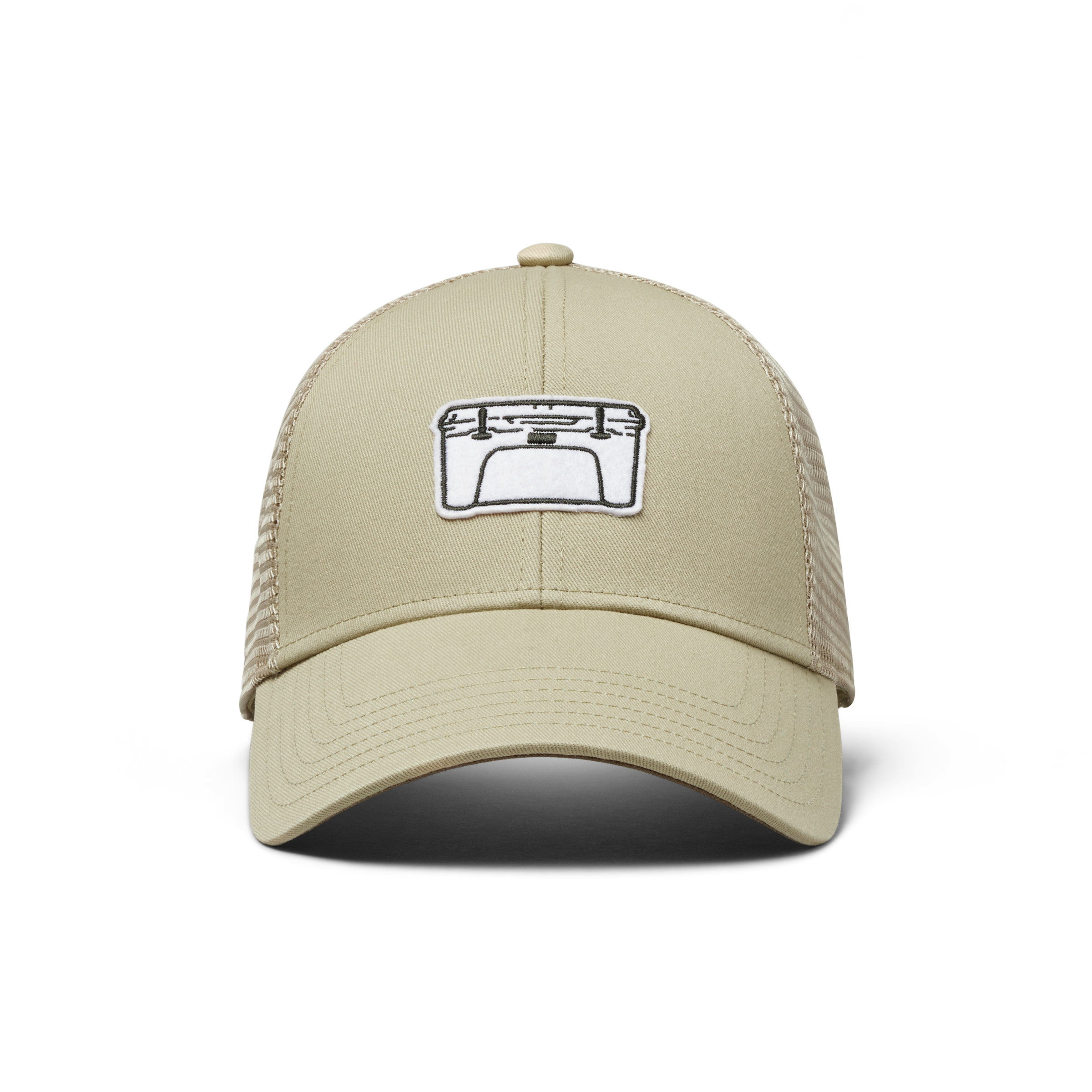 YETI YETI Tundra® Badge Low Pro Trucker Hat Khaki - $25.00 at YETI US