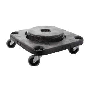Rubbermaid Commercial, BRUTE®, Square, Black, Receptacle Dolly
