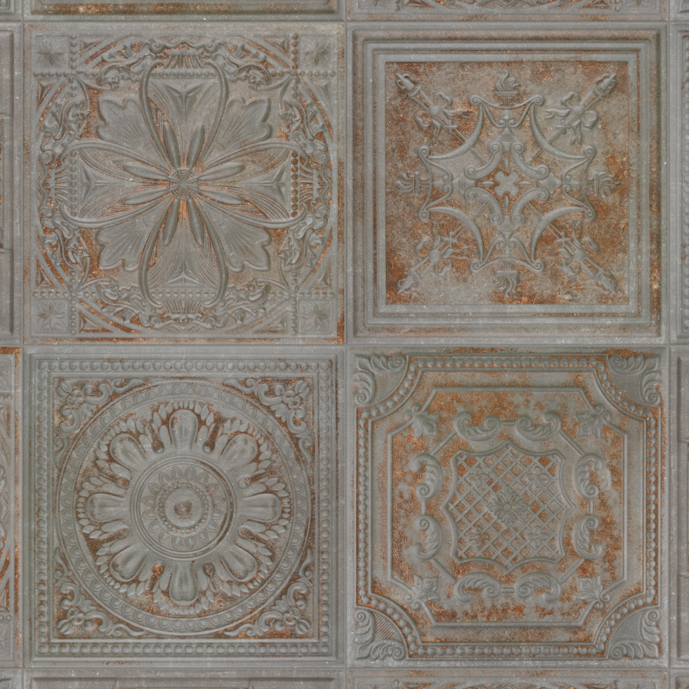 Fitz Charcoal 8 in. x 8 in. Ceramic Wall Tile