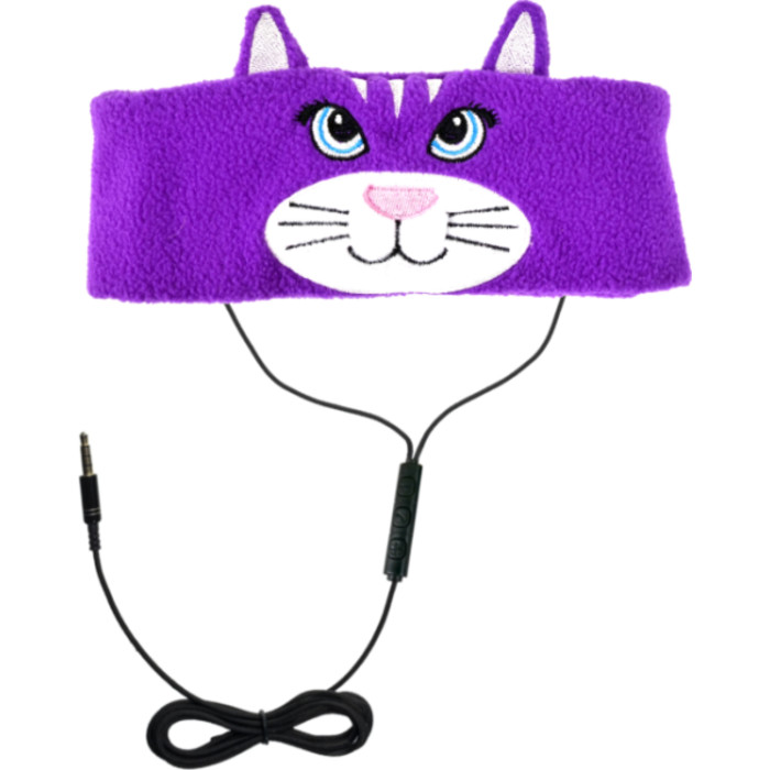Auriculares con diadema de forro polar ajustable H1, gato