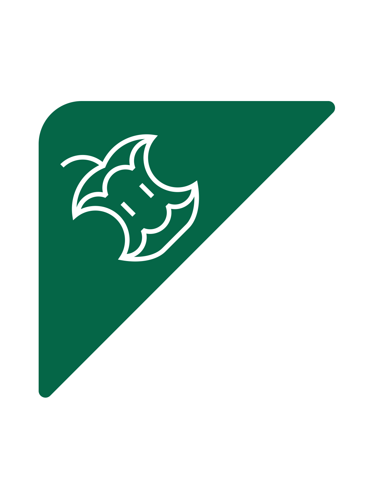 Busch Systems Fusion Series waste and recycling container lid label for organics