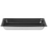 Full-size 2 ½-inch-deep Super Pan 3® stainless steel steam table pan with Steel Coat x3™ nonstick coating