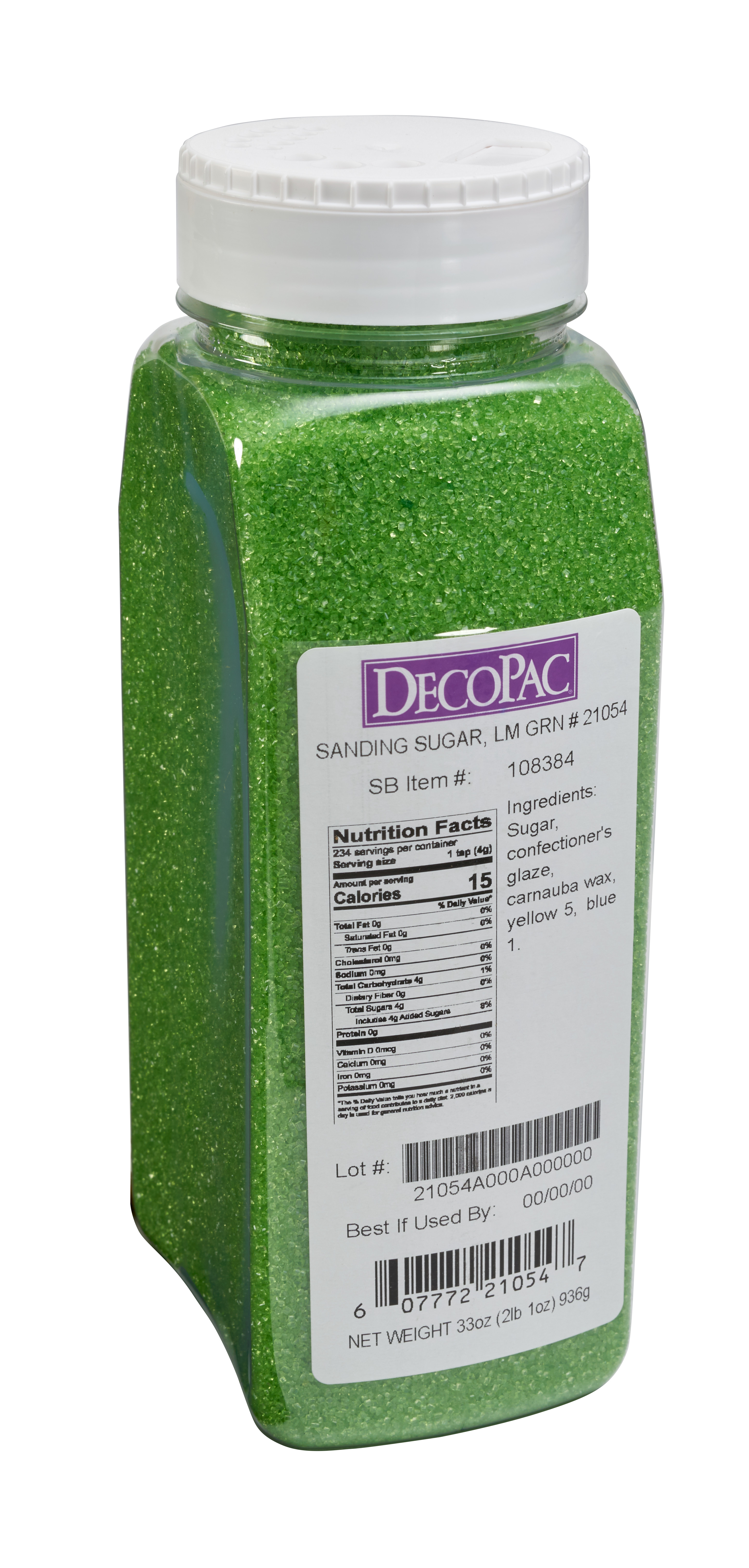 Lime Green Sanding Sugar DecoPac