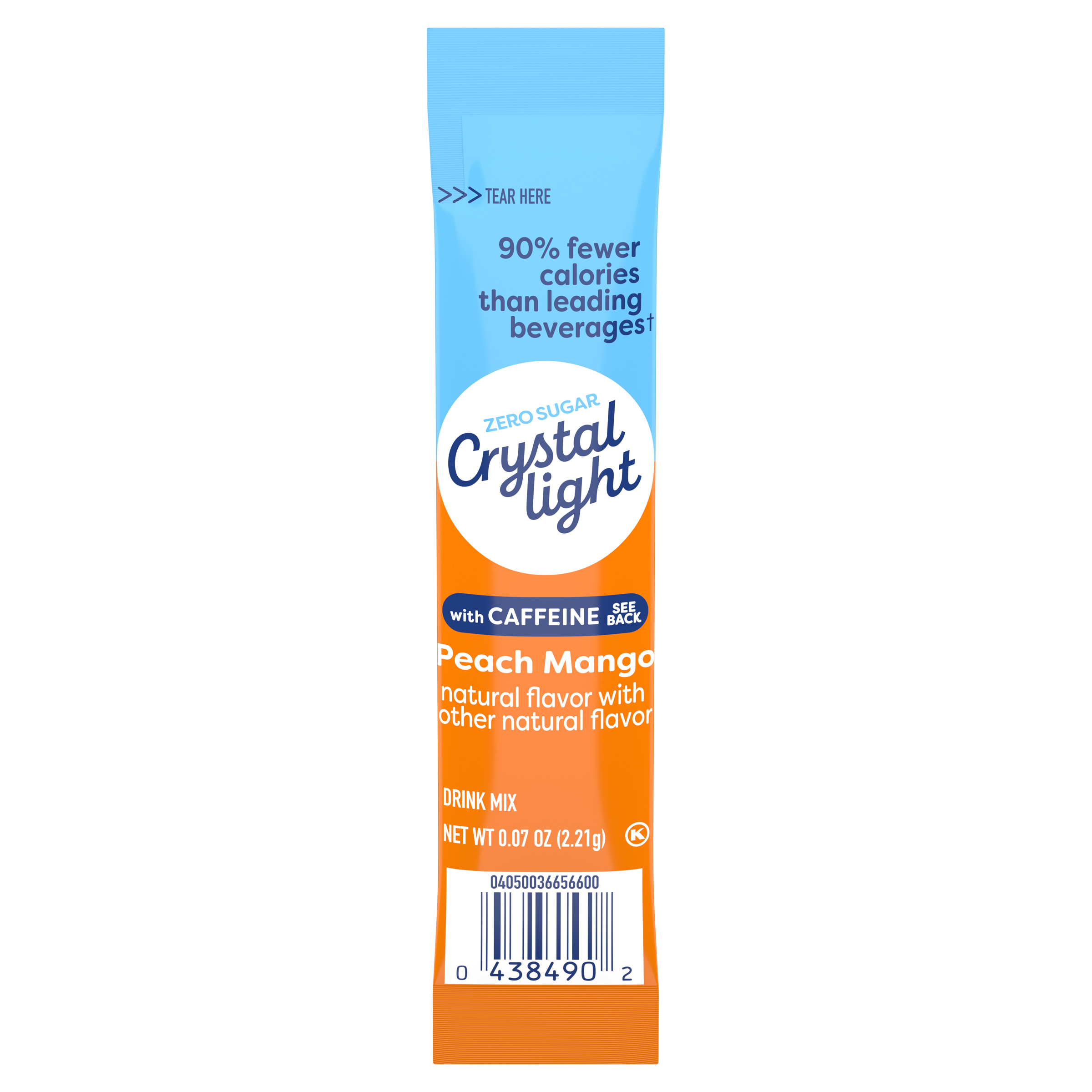 Peach Mango On-The-Go Powdered Drink Mix with Caffeine