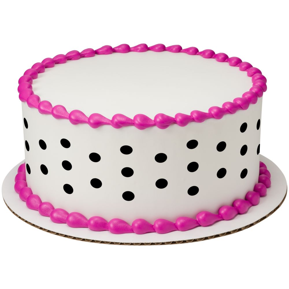 Image Cake Classic Dots Black