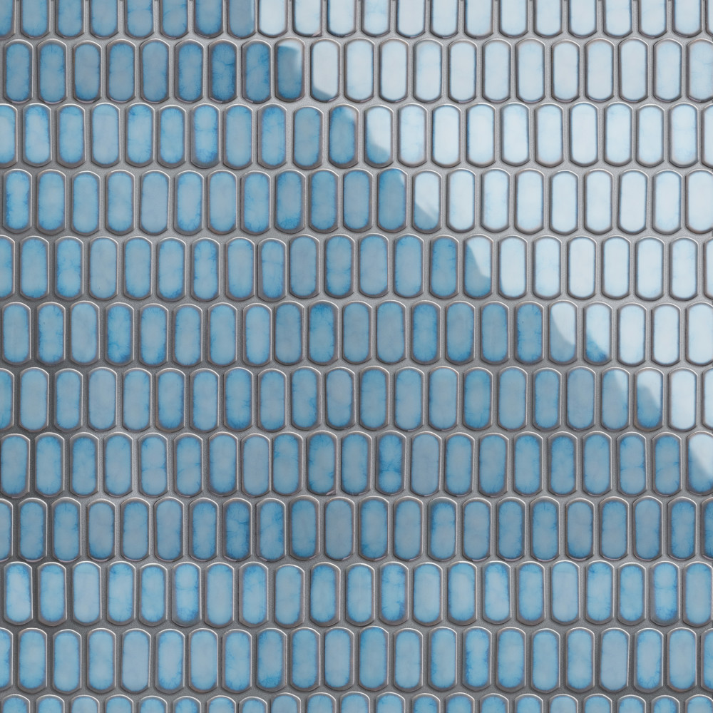 Hudson Capsule Marine 12-1/4 in. x 13-1/8 in. Porcelain Mosaic Tile