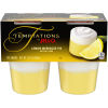 Jell-O Temptations Lemon Meringue Pie Snacks, 4 ct Cups