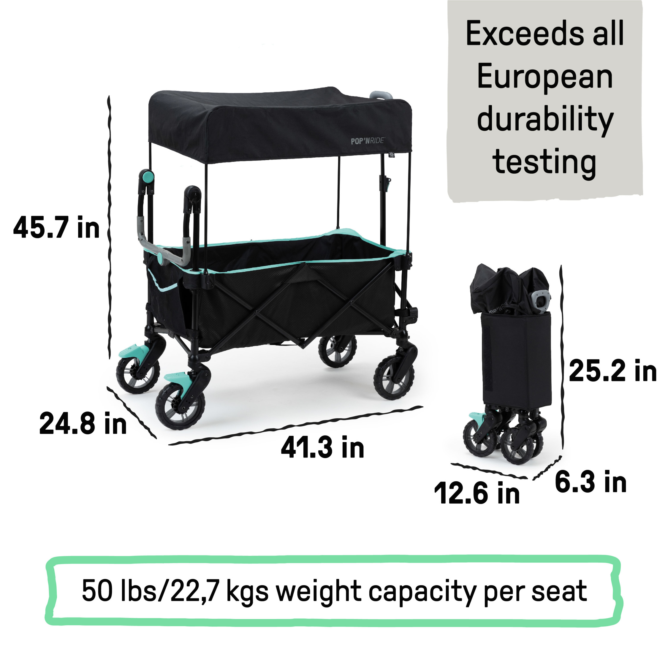 Ingenuity Pop 'N Ride Stroller Wagon