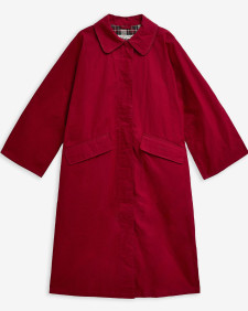 Barbour The Edit by Alexa Lizzy Showerproof Car Coat Scarlet/Dress Tartan