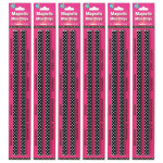 Ashley Productions&reg; Mini Magnetic Magi-Strips, B/W Dots, 24 Feet Per Pack, 6 Packs ASH11053-6