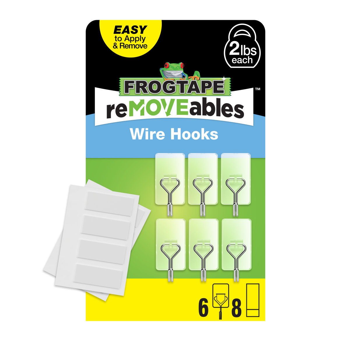 FrogTape reMOVEables<sup>®</sup> Medium Clear Wire Hook Primary Product Image