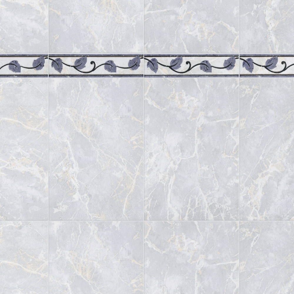 Aroas Listello Gris 2 in. x 7-7/8 in. Ceramic Wall Trim