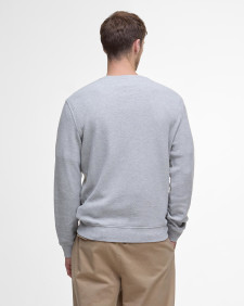 Pique Interlock Sweatshirt Grey Marl