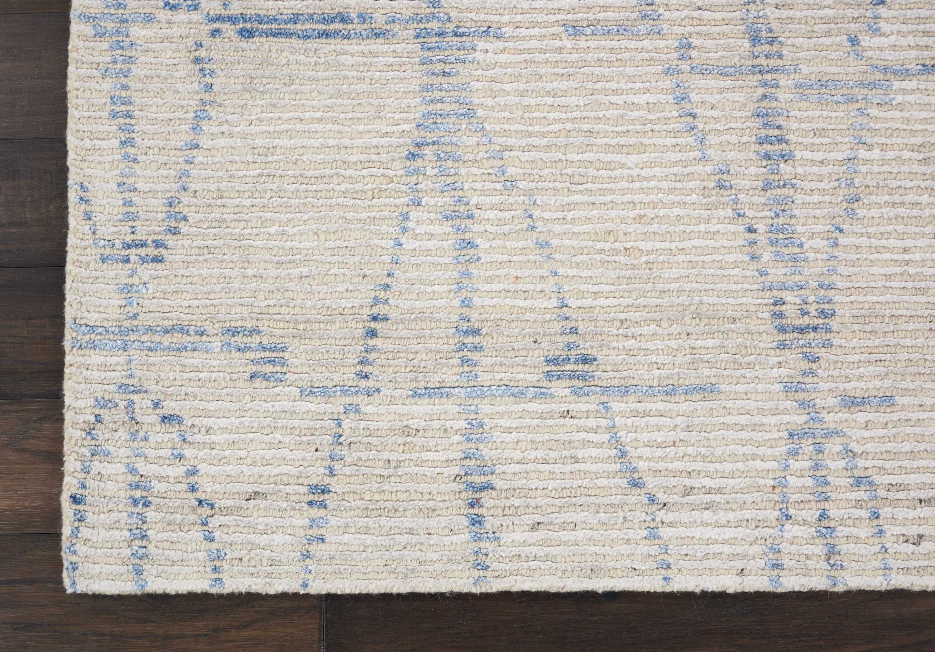 Nourison Ellora 9'9" x 13'9" Sky Scandinavian Indoor Rug