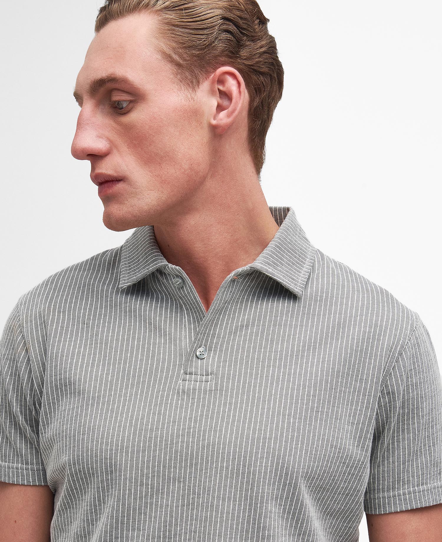 Tickhill Striped Short-Sleeved Polo Shirt image number 3