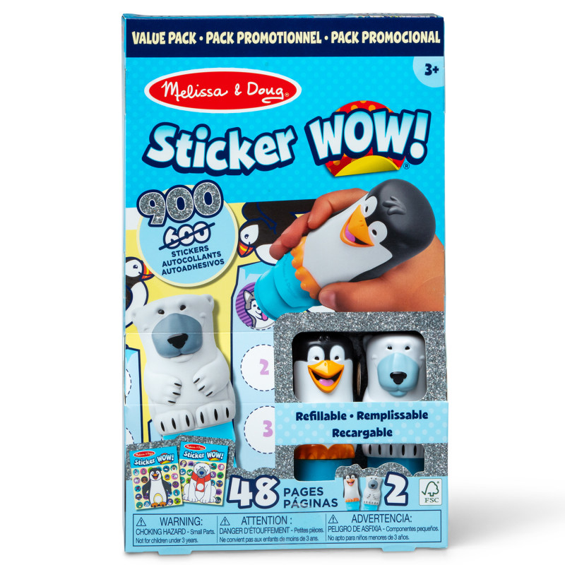 Sticker WOW! Activity Pad & Sticker Stamper Value Pack - Winter