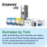 Tork, Everwipe Disinfectant Wipes,  75 Wipes/Container