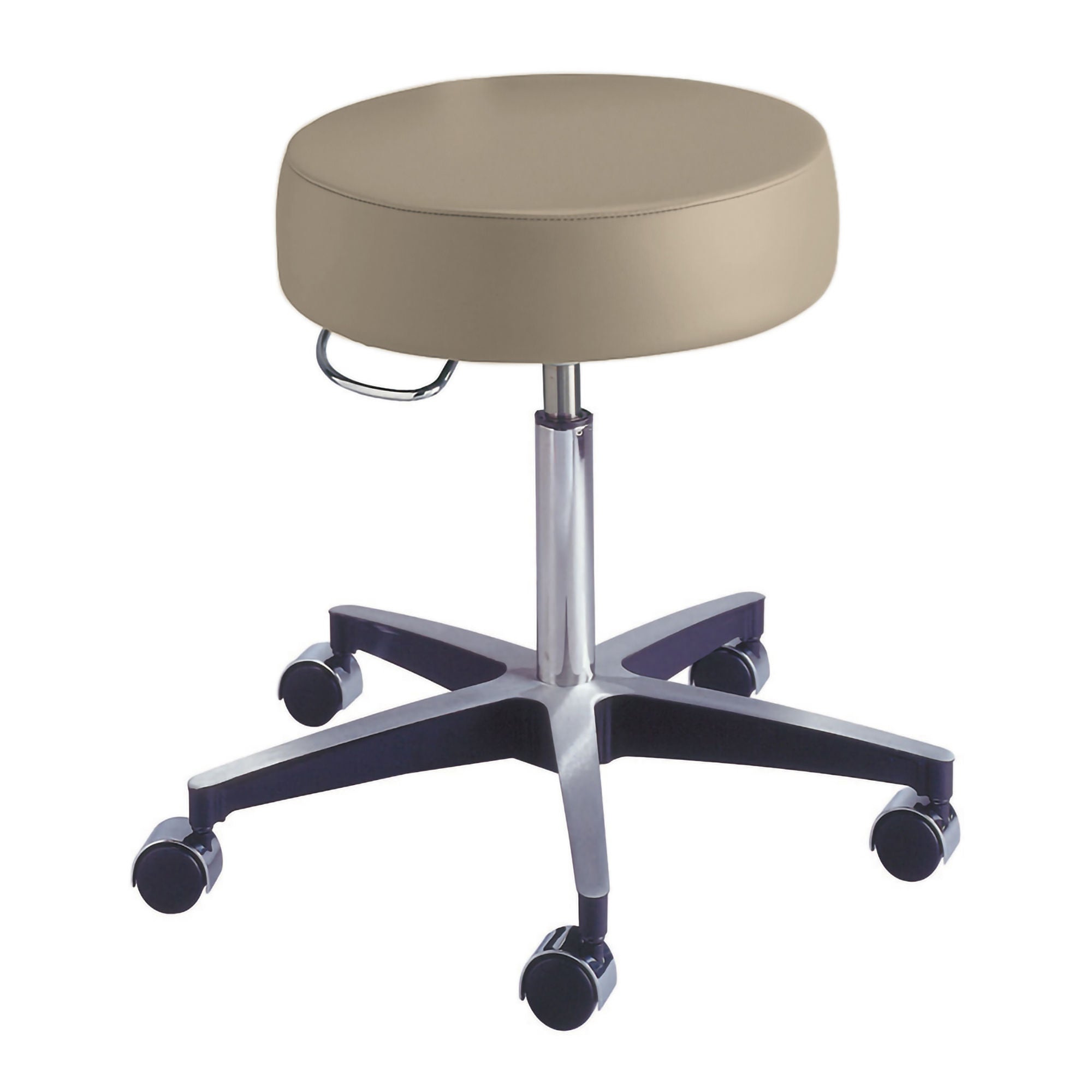 McKesson Round Pneumatic Exam Stool, Beige, without Backrest