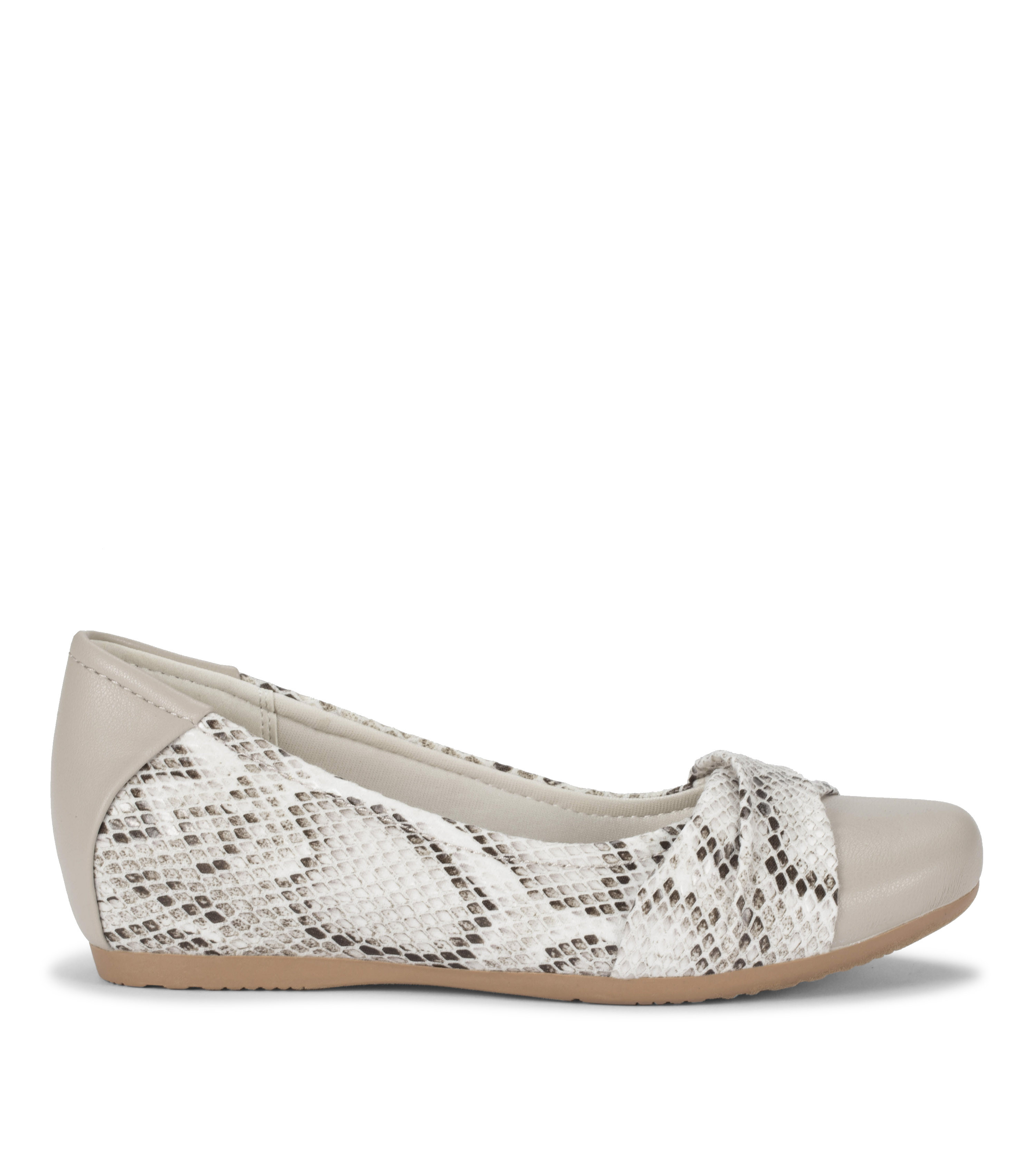 Baretraps MITSY Women's Casuals Cream Multi Snake Size 6 M (BT29036)