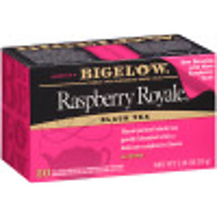 raspberry tea bigelow royale teabags boxes total case