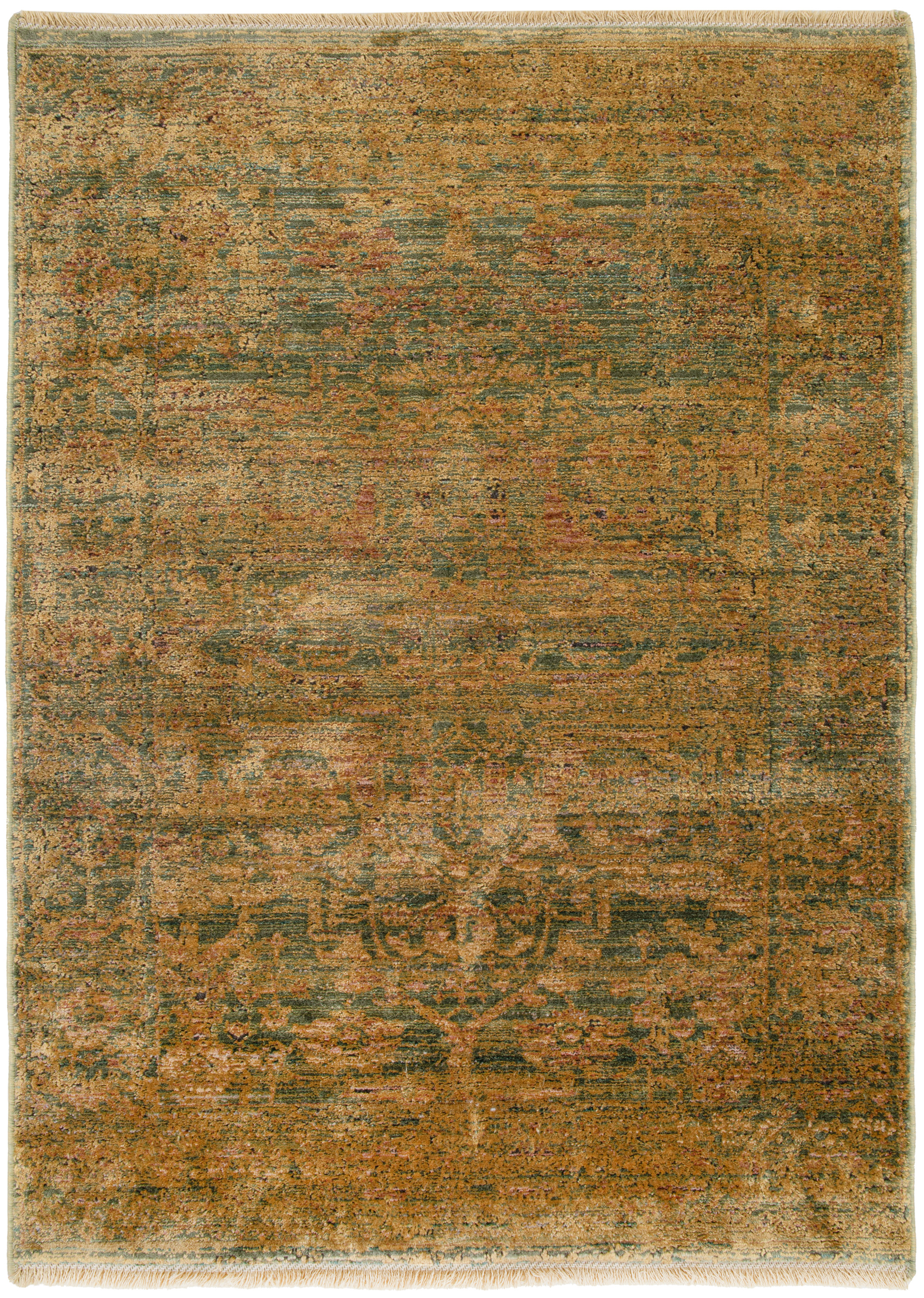 Nourison Luxurious 2' x 3' Olive Vintage Indoor Rug