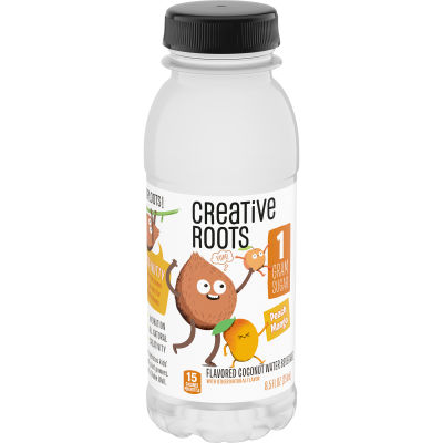 Creative Roots Peach Mango Coconut Water Beverage, 8.5 fl oz Bottle
